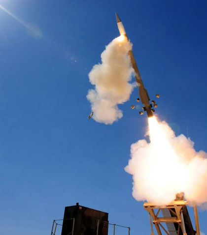 資料圖:美國愛國者-3導(dǎo)彈發(fā)射試驗(yàn) 資料圖:美國愛國者-3導(dǎo)彈發(fā)射試驗(yàn)