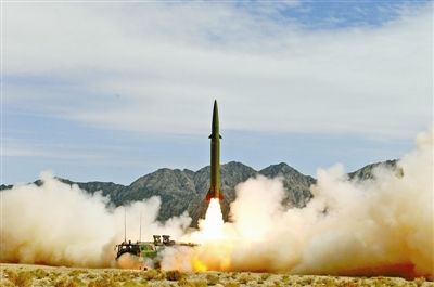 DF-11A型導(dǎo)彈發(fā)射升空