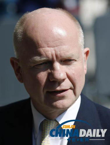 資料圖：英國外交大臣威廉·黑格。圖片來源：中國日報網