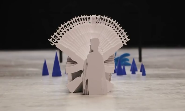 創(chuàng)意滿滿 2萬(wàn)張紙拍出的定格動(dòng)畫