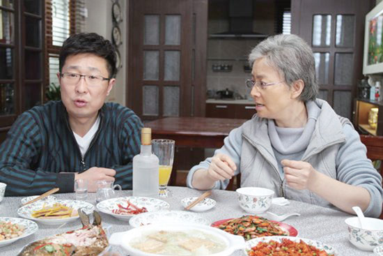 宋丹丹和林永健在《媽媽的花樣年華》中飾演一對母子