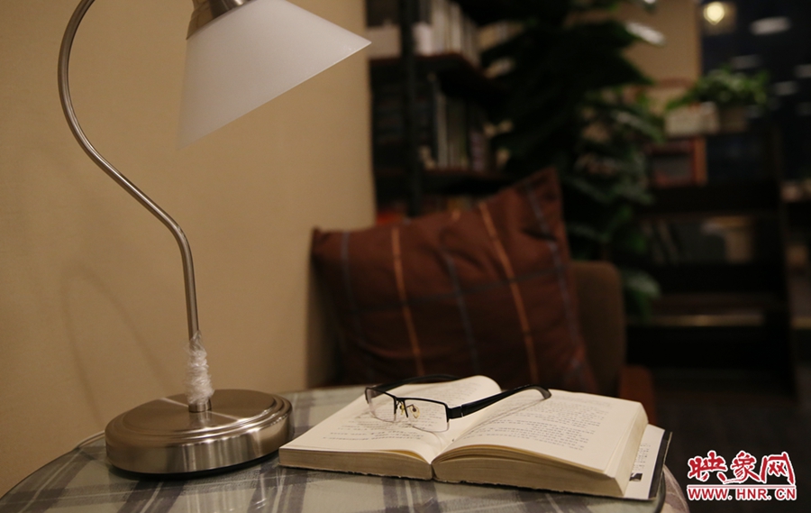 書店內(nèi)的裝飾。