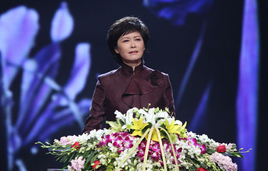 主持人敬一丹。