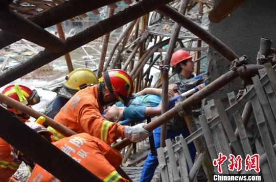 事故現(xiàn)場(chǎng)。丁強(qiáng) 攝