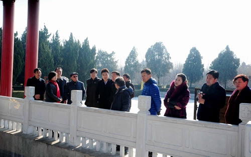 韓國(guó)訪(fǎng)問(wèn)團(tuán)參觀(guān)鹿邑縣老子故里感到非常震撼